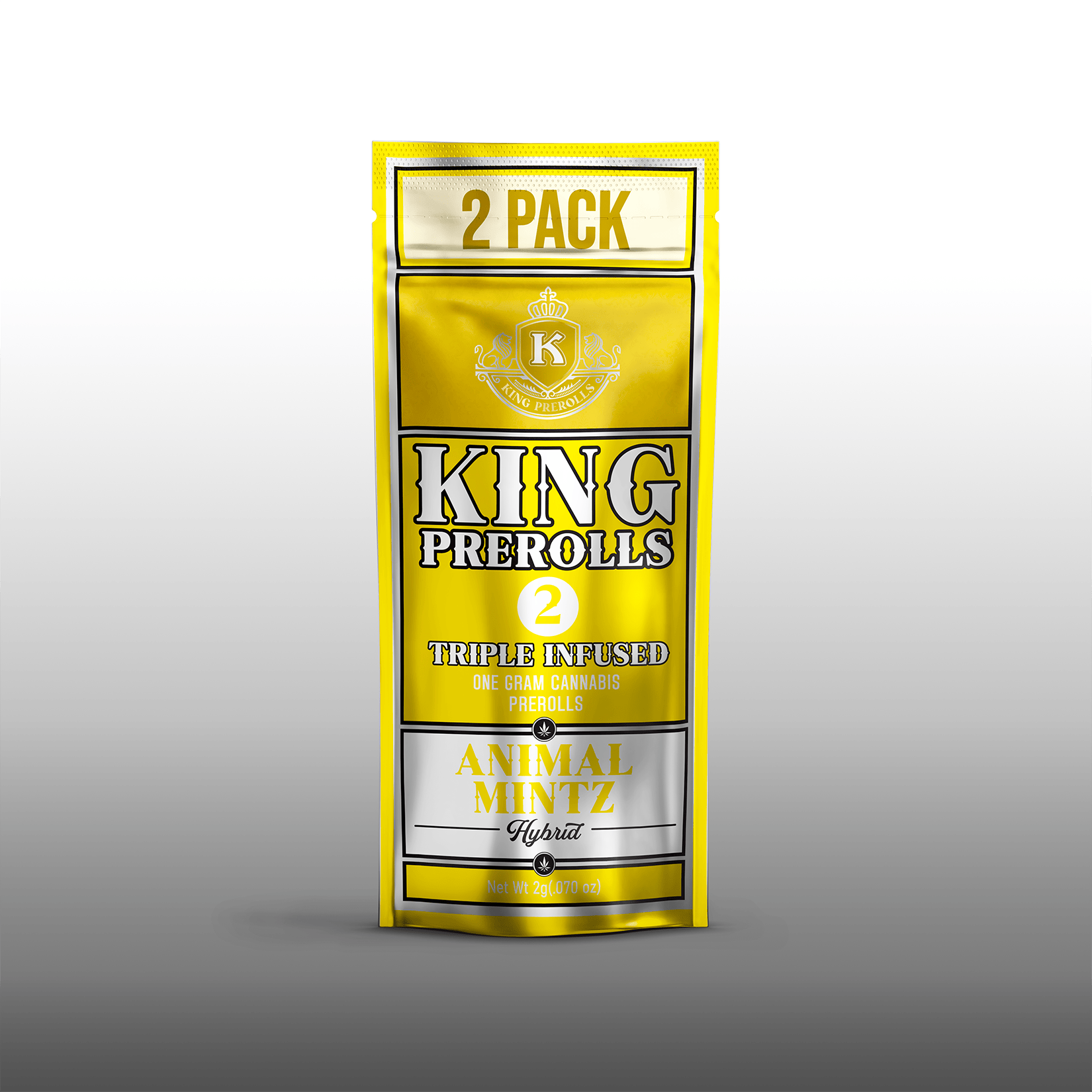 Kings Triple Infused 2g Preroll Pack - Animal Mintz