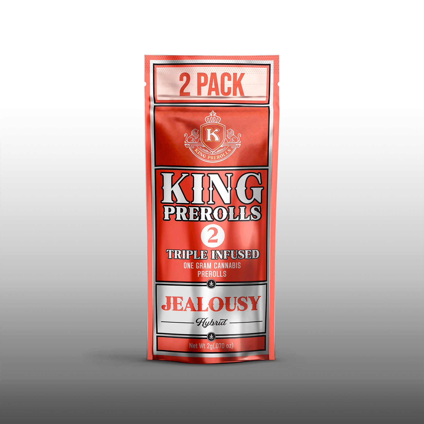 Kings Triple Infused 2g Preroll Pack - Jealousy