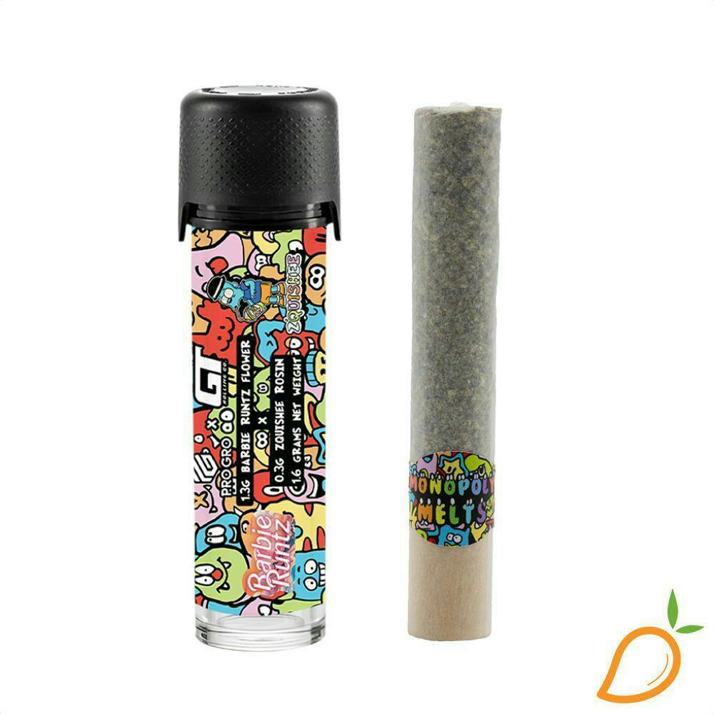 Monopoly Melts | Barbie Runtz x Zquishiee | Infused Joint | 1.6g