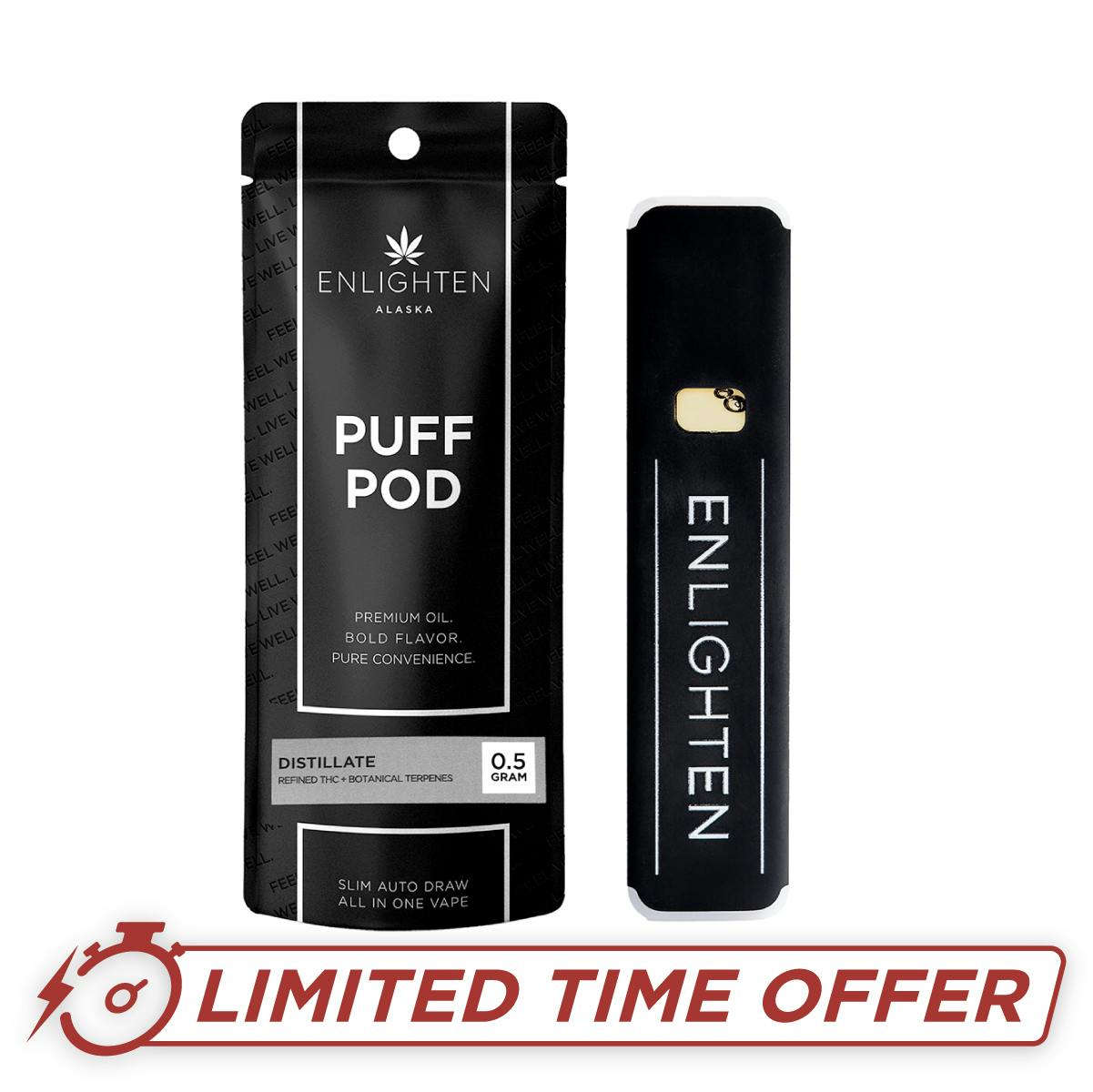 Limited Edition: Rocket Pop Distillate Puff Pod - .5g
