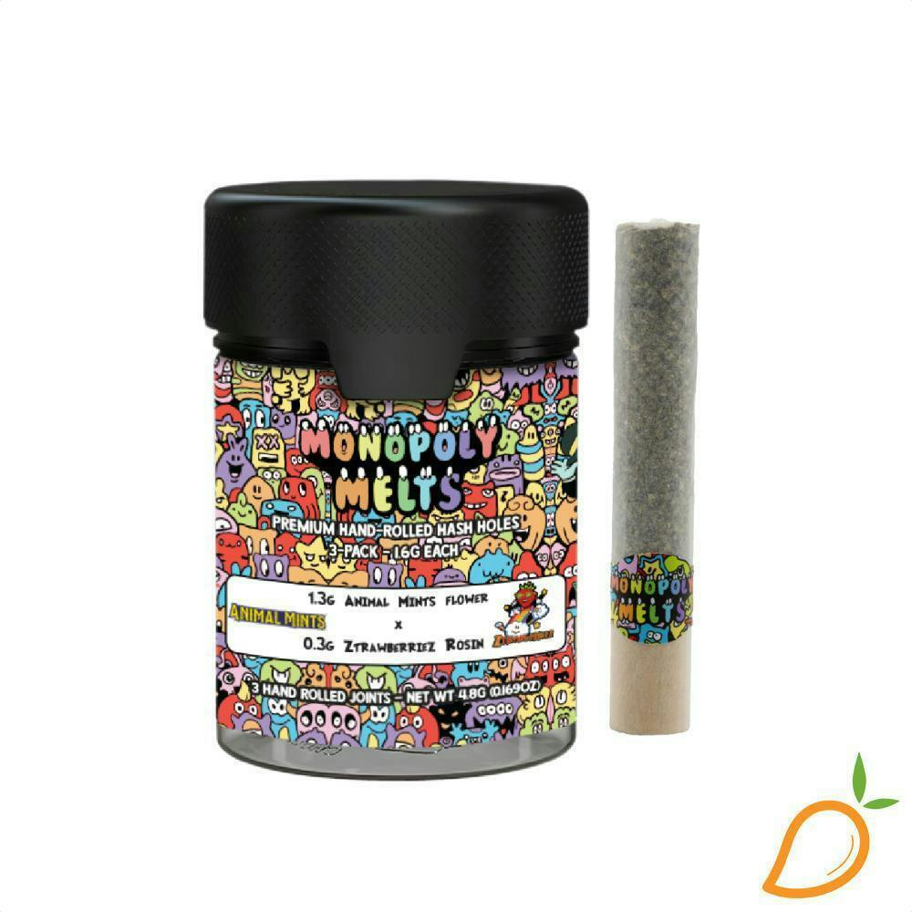 Monopoly Melts | Papaya Crush & Red Runtz | Infused Joints | 2g each ...