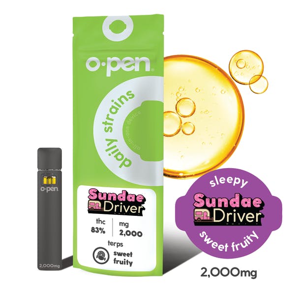 O.pen | Sleepy Sundae Driver | Daily Strains AIO | 2g by O.pen