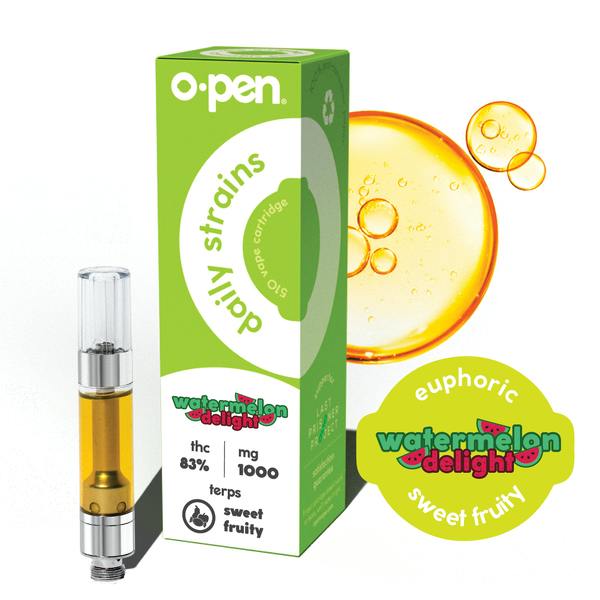 O.pen | Euphoric Watermelon Delight | Daily Strains Cartridge | 1g by O.pen