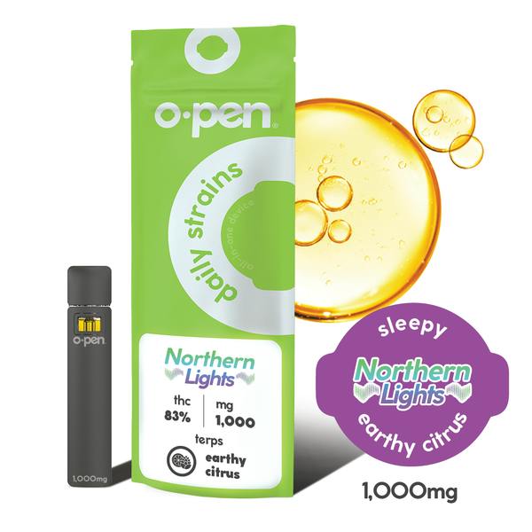 O.pen | Sleepy Northern Lights | Daily Strains AIO | 1g by O.pen