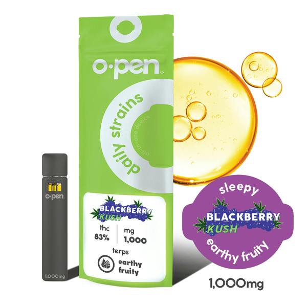 O.pen | Sleepy Blackberry Kush | Daily Strains AIO | 1g by O.pen