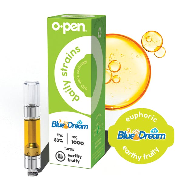 O.pen | Euphoric Blue Dream | Daily Strains Cartridge | 1g by O.pen
