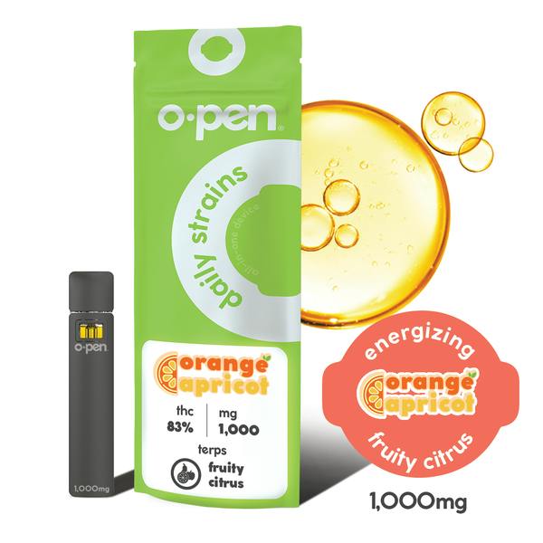 O.pen | Energizing Orange Apricot | Daily Strains AIO | 1g by O.pen