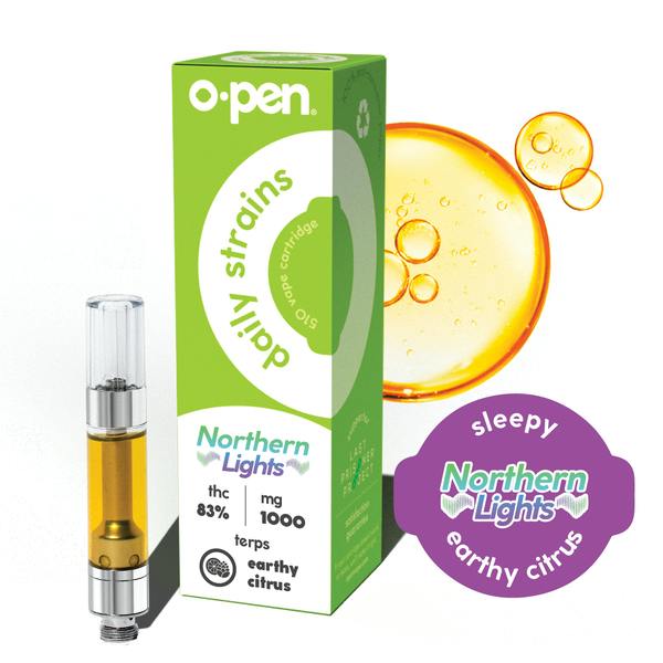 O.pen | Sleepy Northern Lights | Daily Strains Cartridge | 1g by O.pen