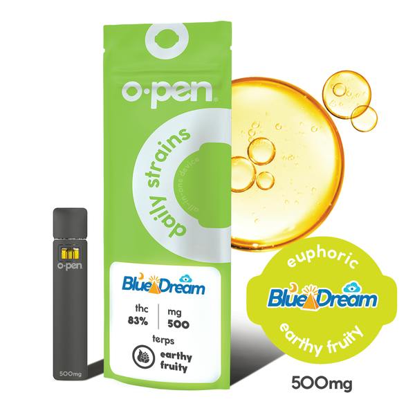 O.pen | Euphoric Blue Dream | Daily Strains AIO | 0.5g