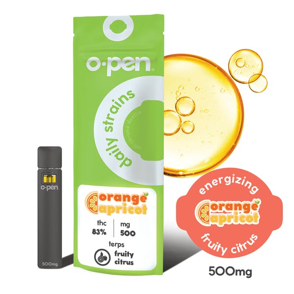 O.pen | Energizing Orange Apricot | Daily Strains AIO | 0.5g by O.pen