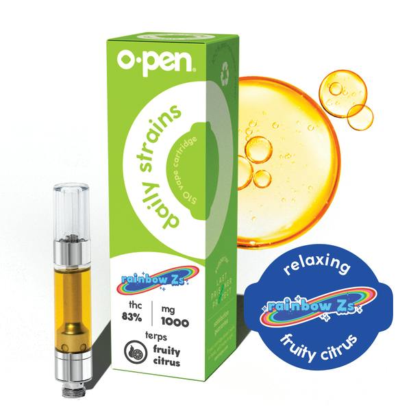 O.pen | Relaxing Rainbow Zs | Daily Strains Cartridge | 1g by O.pen