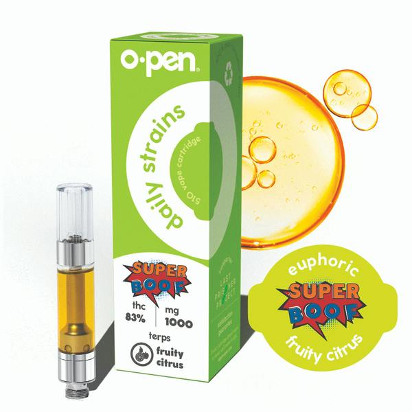 O.pen | Relaxing Super Boof | Daily Strains Cartridge | 1g by O.pen