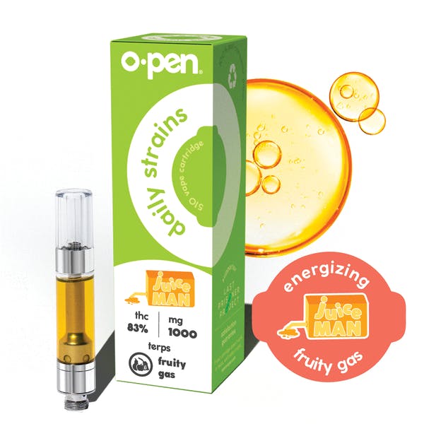 O.pen | Energizing Juice Man | Daily Strains Cartridge | 1g by O.pen