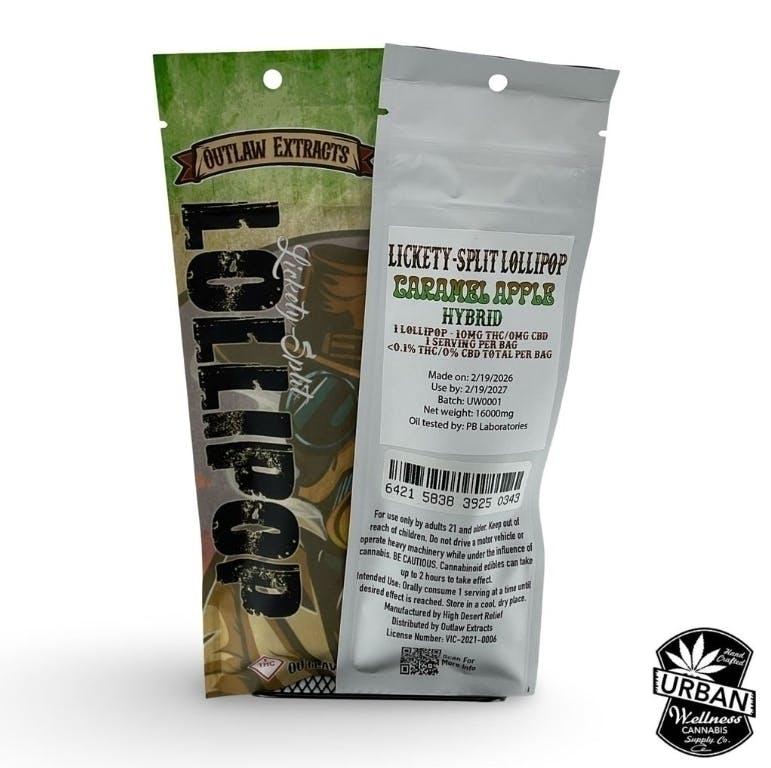 Caramel Apple | 10mg/ea at Urban Wellness Cannabis Dispensary - Hobbs