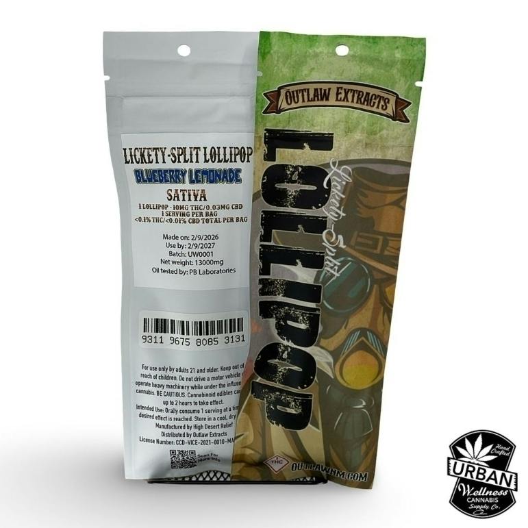 Blueberry Lemonade | 10mg/ea at Urban Wellness Cannabis Dispensary - Hobbs