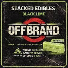 Black Lime Stacked Gummies | Gummies | 2pk | 50mg/ea at Bleaf Wellness Centre