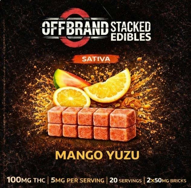 Mango Yuzu | Gummies | 2pk | 50mg/ea at Bleaf Wellness Centre