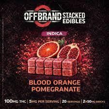 OffBrand | Blood Orange Pomegranate | 50mg Gummies | Gummies | 2pk | 25mg/e at Seaside Cannabis Company | Best Dispensary on Cape Cod