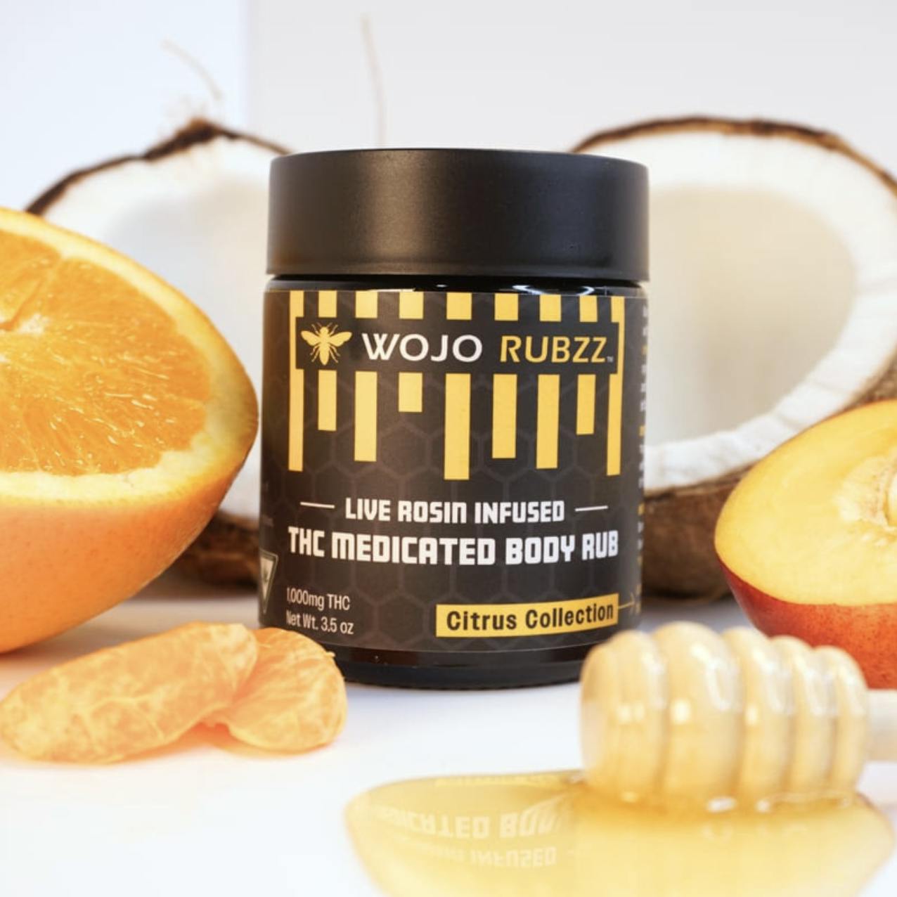 Wojo Rubzz | Citrus - Live Rosin Infused Body Rub