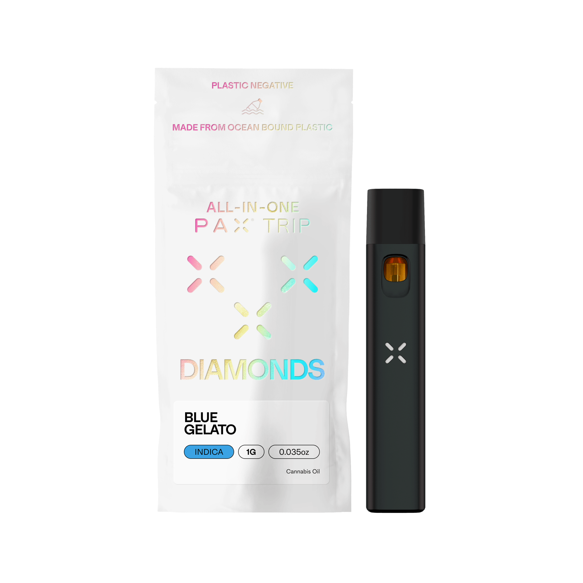 Blue Gelato | Diamonds Disposable | 1g by PAX