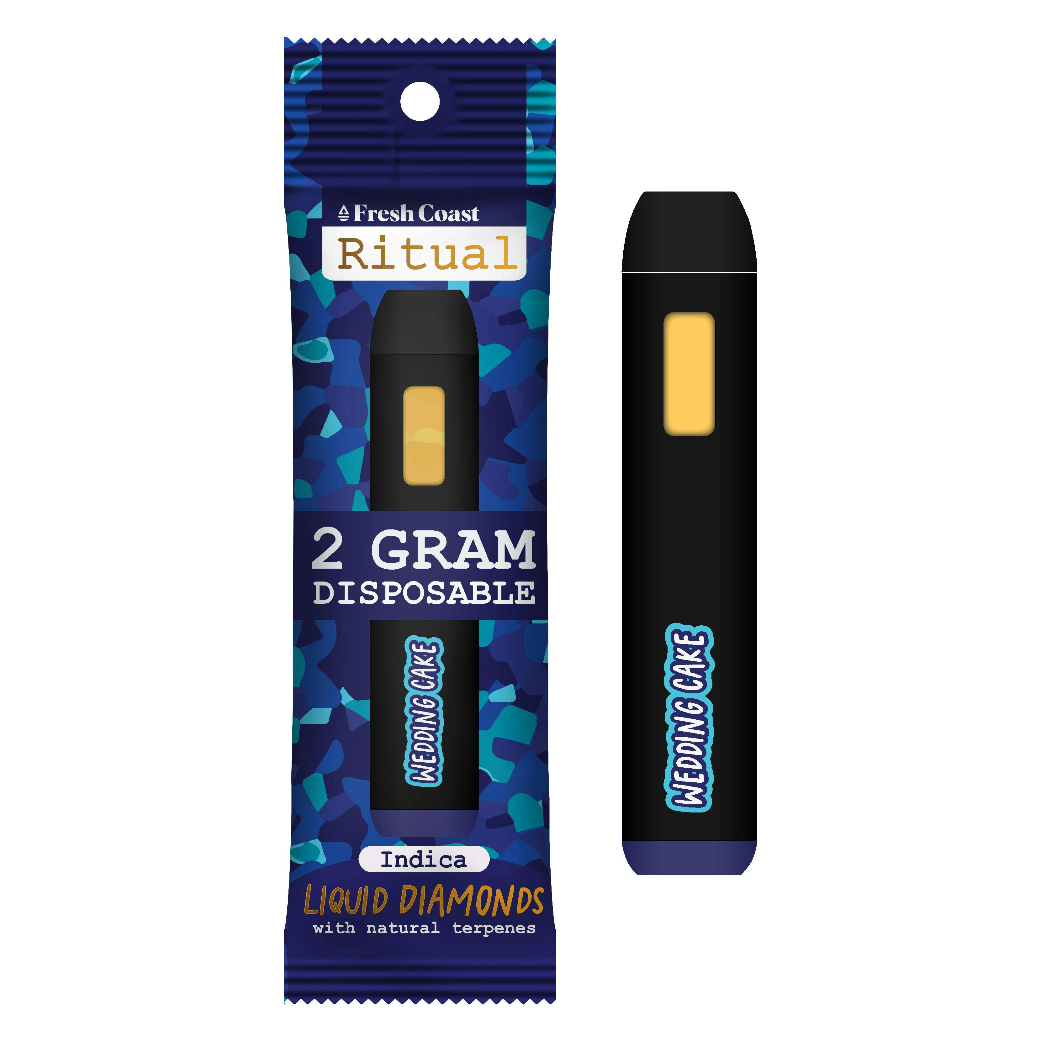 Ritual | Wedding Cake | Liquid Diamond Disposable | 2g by Fresh Coast