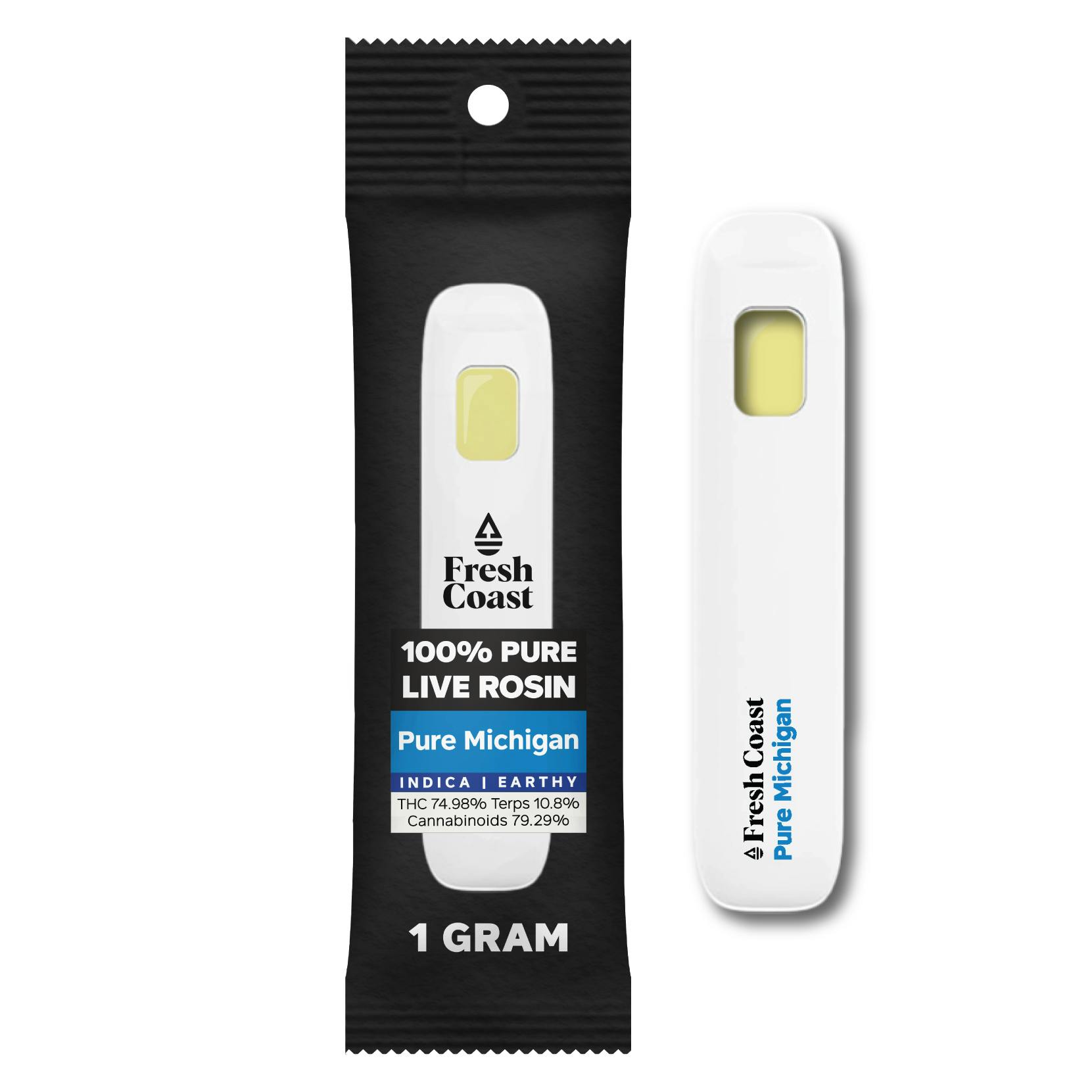 Pure Michigan | Live Rosin Disposable | 1g by Fresh Coast