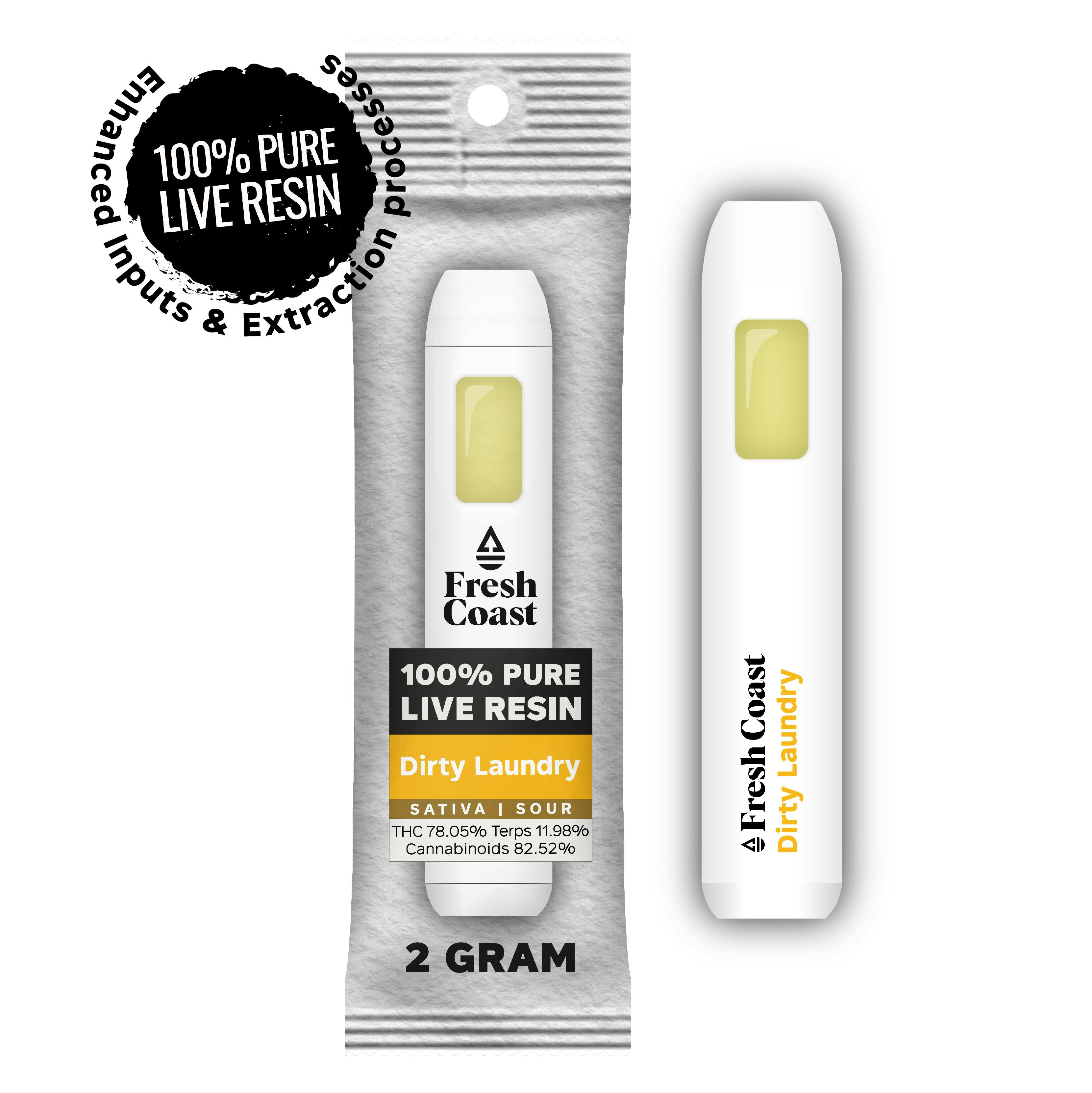 Dirty Laundry | Live Resin Disposable | 2g