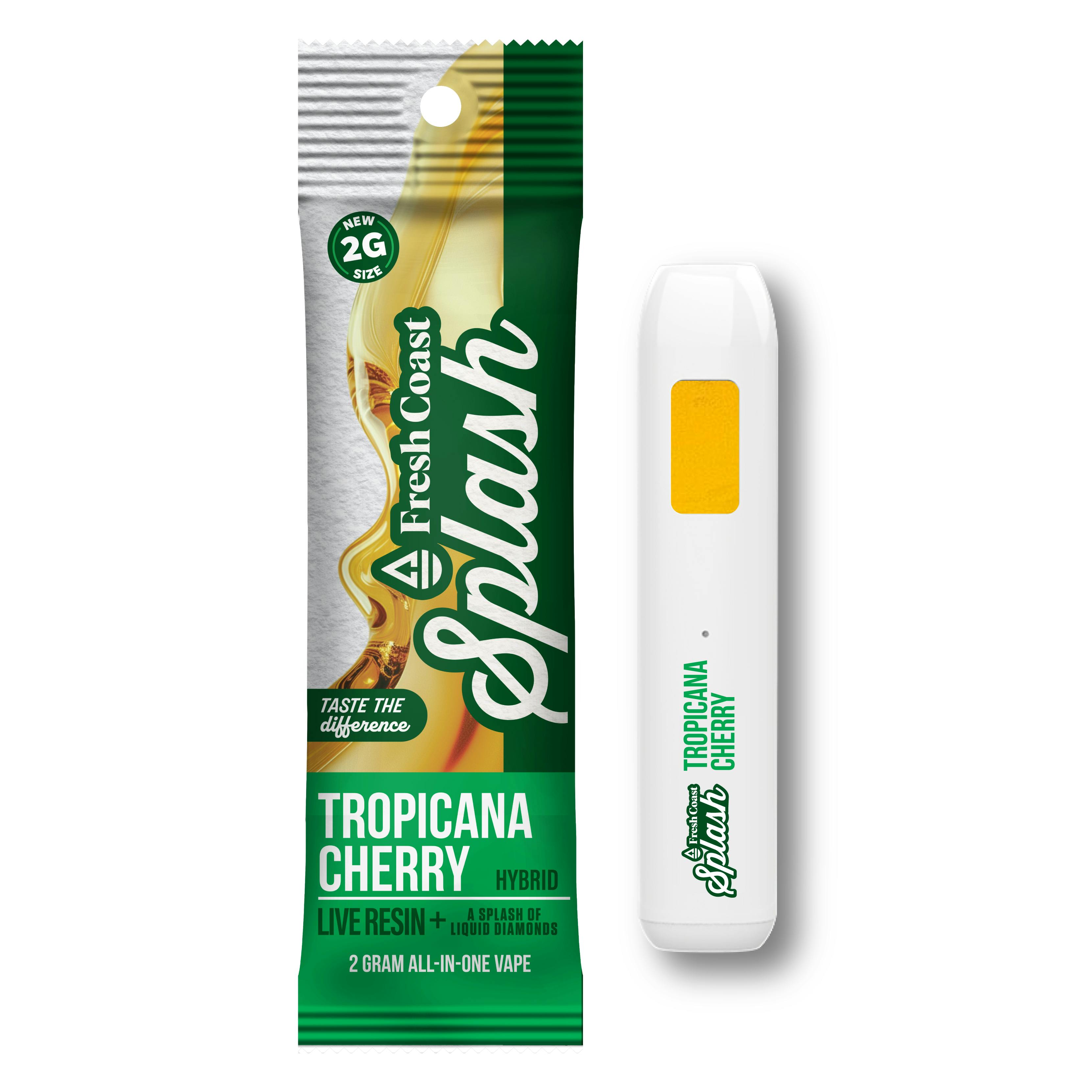 Splash | Tropicana Cherry | Live Resin Disposable | 2g by Fresh Coast