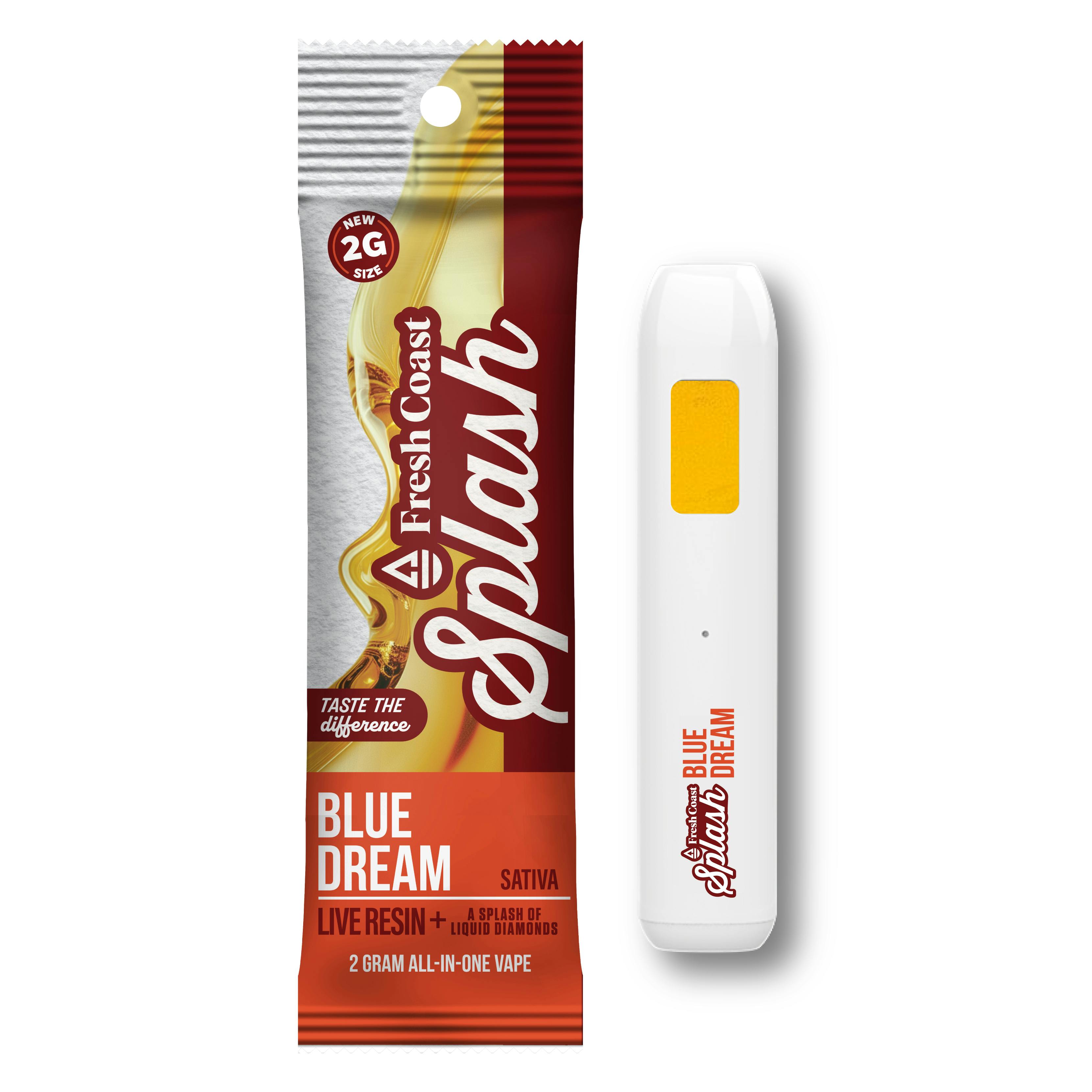 Fresh Coast | Blue Dream | Splash Live Resin 2G Disposable | Sativa by Fresh Coast