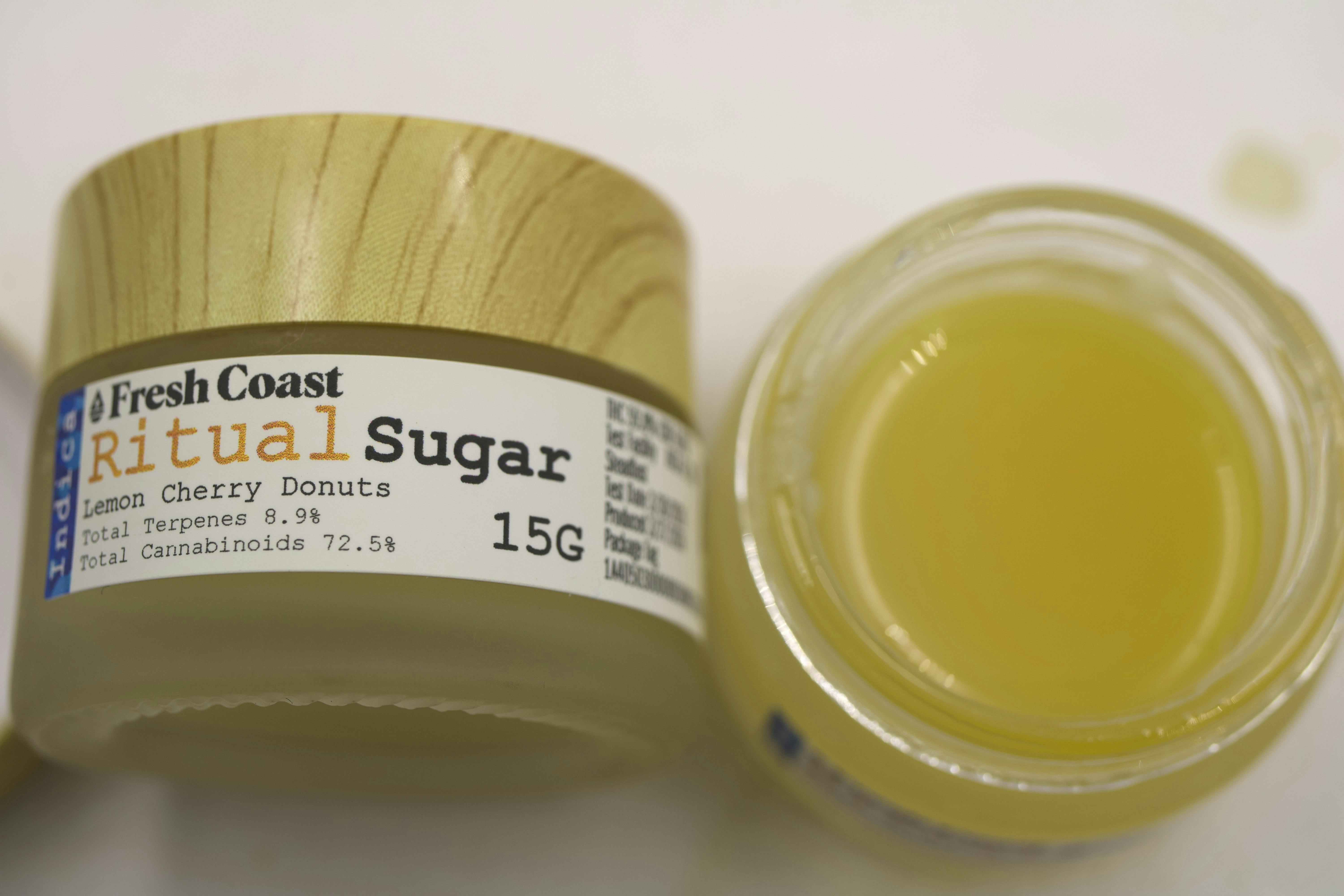 Fresh Coast | Lemon Cherry Donuts | THC 59.8% | Ritual Sugar 15G | Indica by Fresh Coast