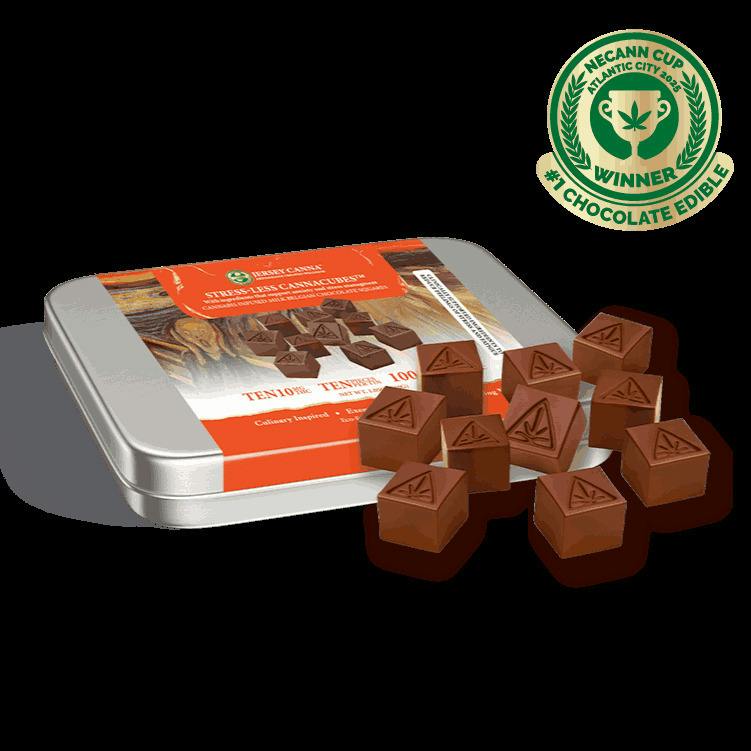 Stress Less Cannacubes Chocolates