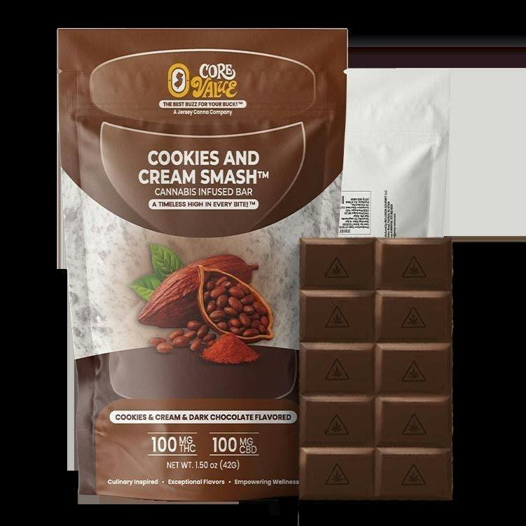 Cannabar Cookies And Cream Smash Chocolates