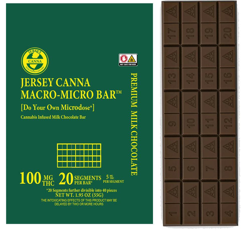 Milk Chocolate Macro-Micro Bar | Chocolates | 20pk | 5mg/ea