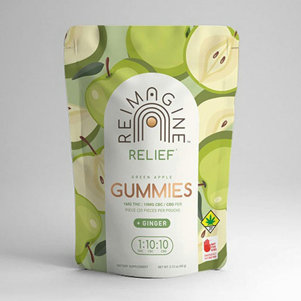 Green Apple Relief 10:10:1 | Gummies | 20pk | 1mg/ea