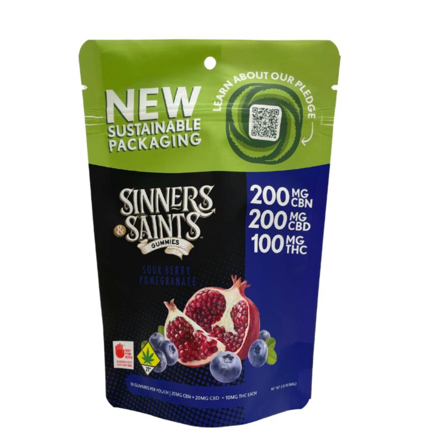Sour Berry Pomegranate Gummies | Gummies | 10pk | 10mg/ea