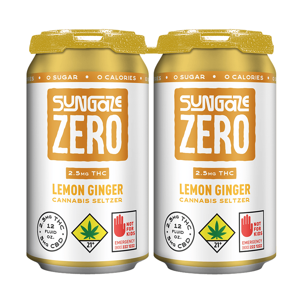 Lemon Ginger | Non-carbonated | 2.5mg | 12fl oz