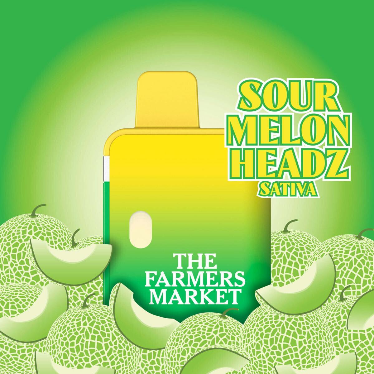 sour melon headz | Cartridge | 1g