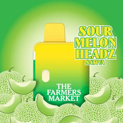 Sour Melon Headz | Disposable | 1g