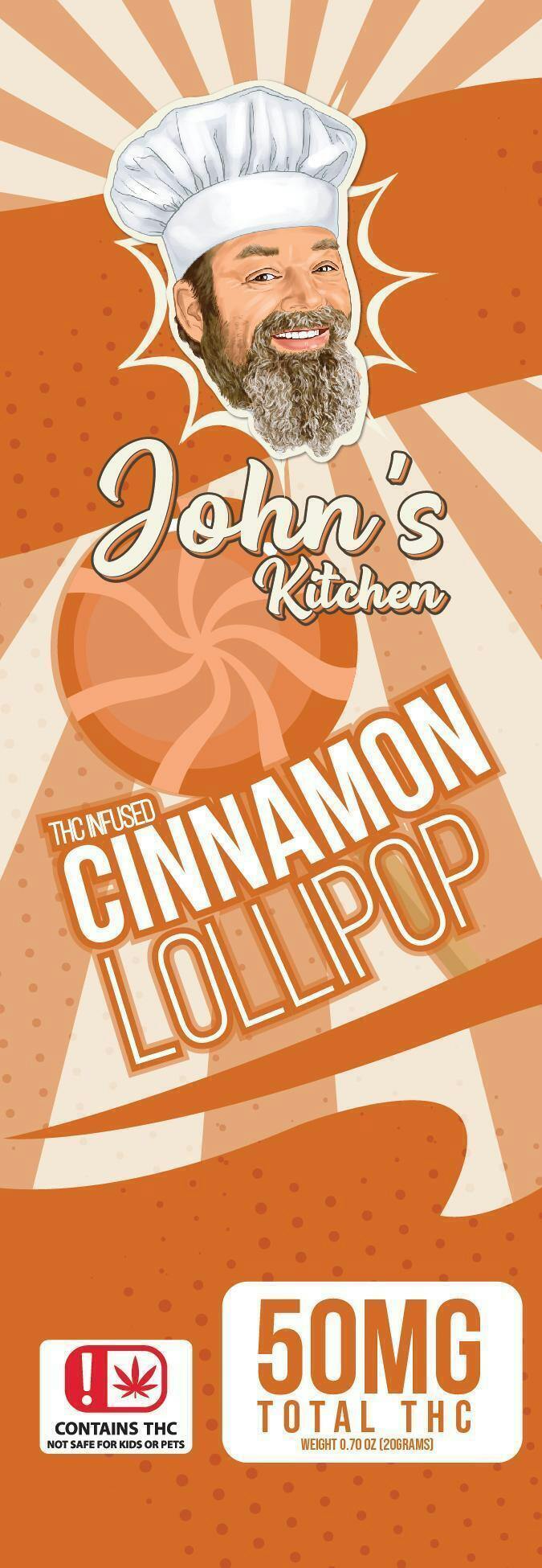 Cinnamon Lollipop | 50mg/ea