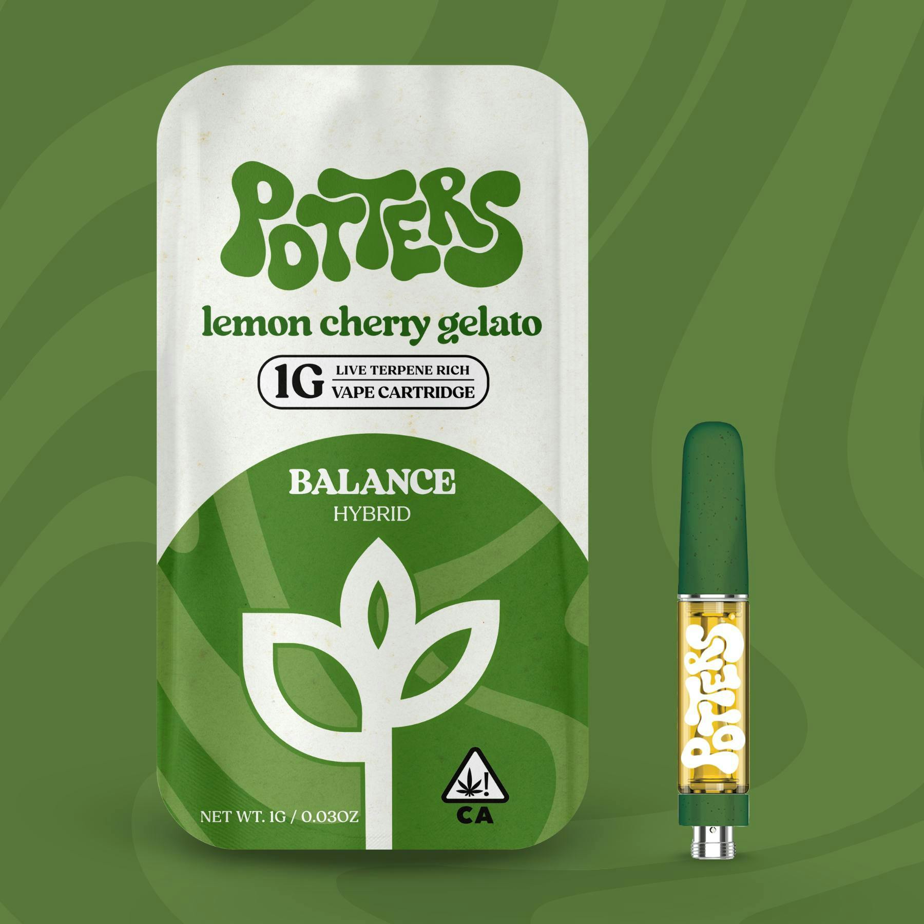 Potters: Lemon Cherry Gelato