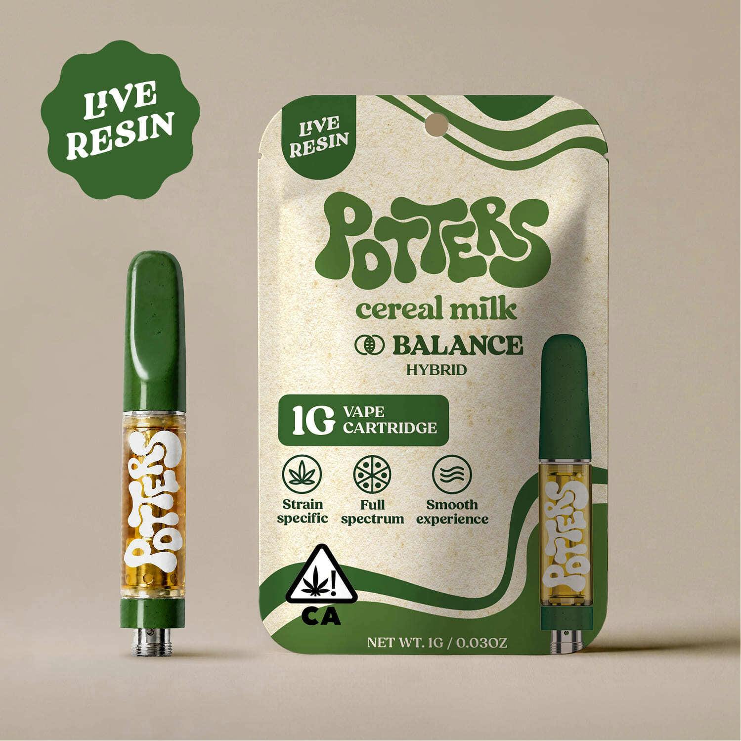 Cereal Milk | Live Resin Cartridge | 1g