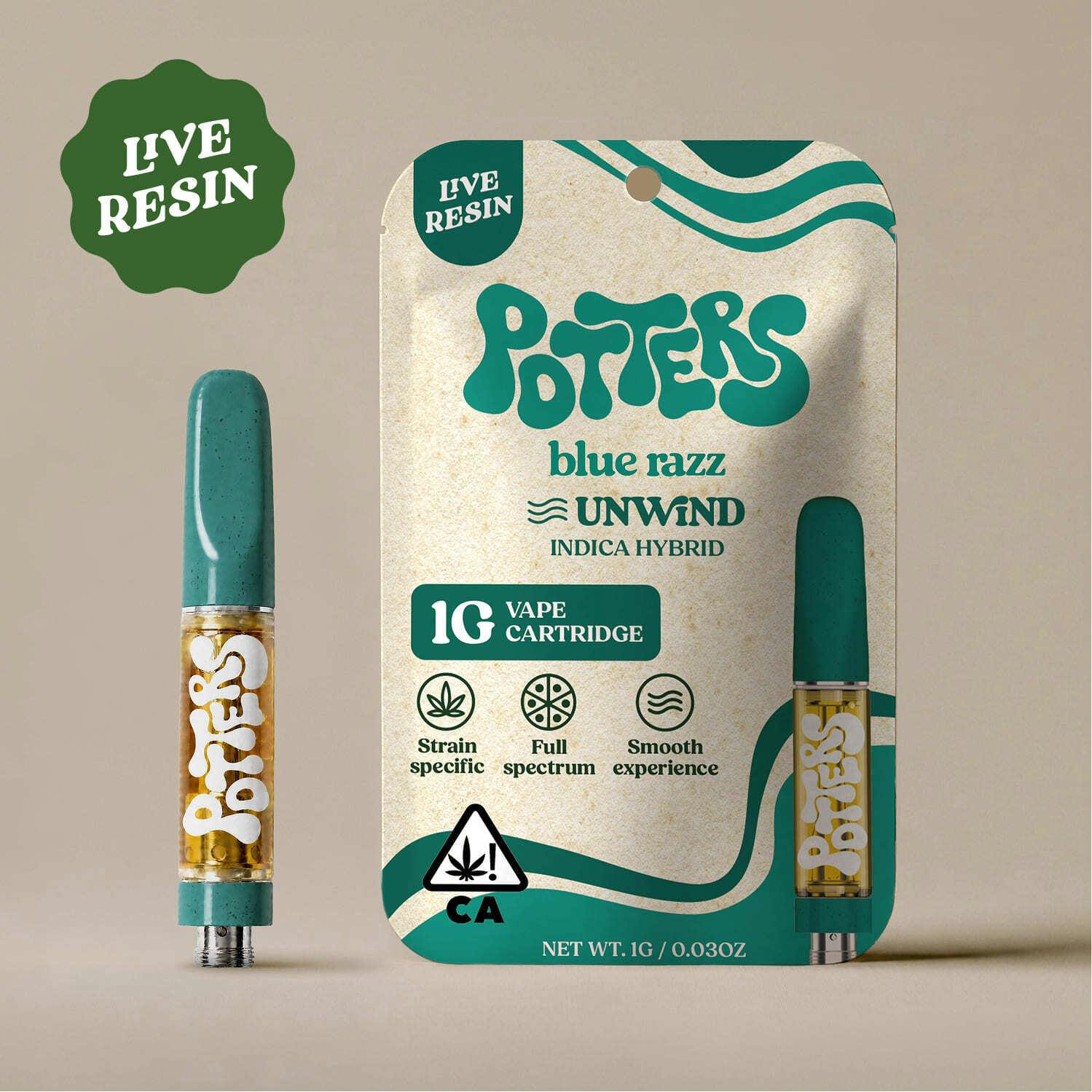 Blue Razz | Live Resin Cartridge | 1g