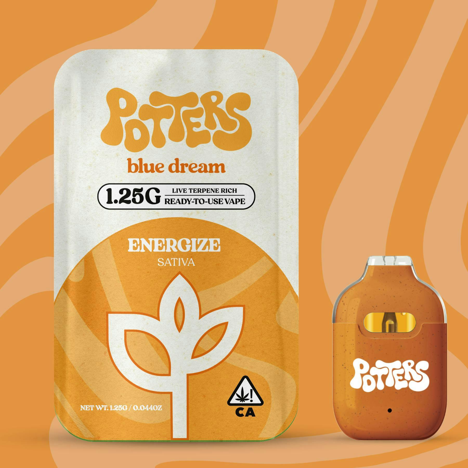 Blue Dream | Live Resin Disposable | 1.25g by Potters