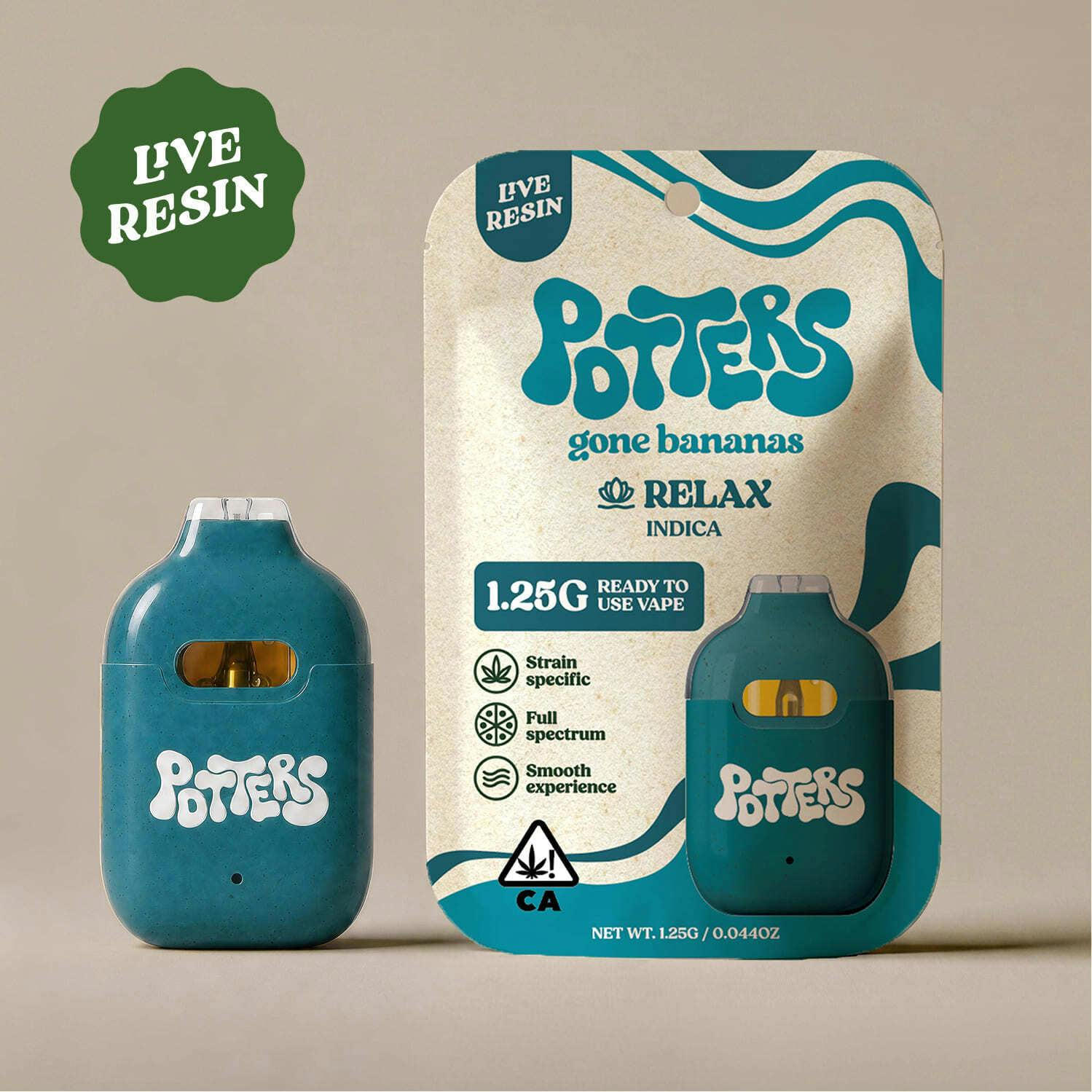 Gone Bananas | Live Resin Disposable | 1.25g