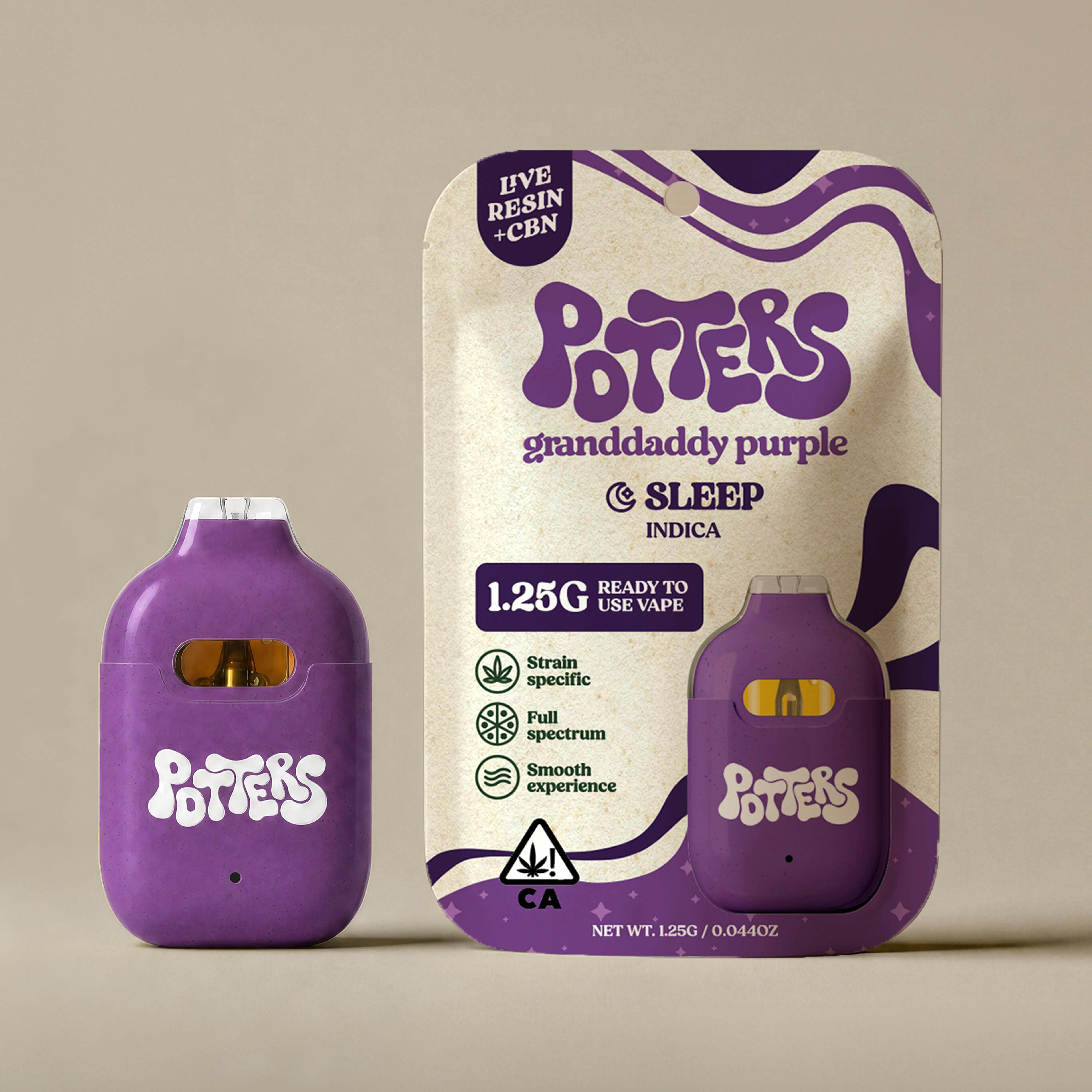 1.25g | Live Resin RTU | Granddaddy Purple
