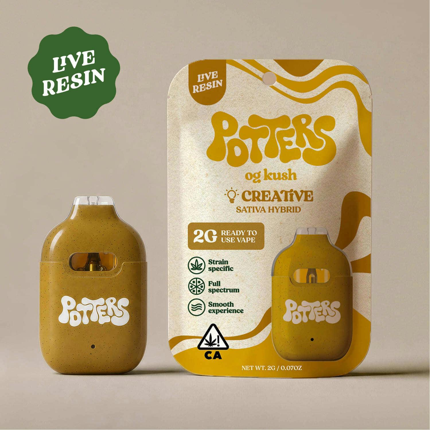 OG Kush | Live Resin Disposable | 2g