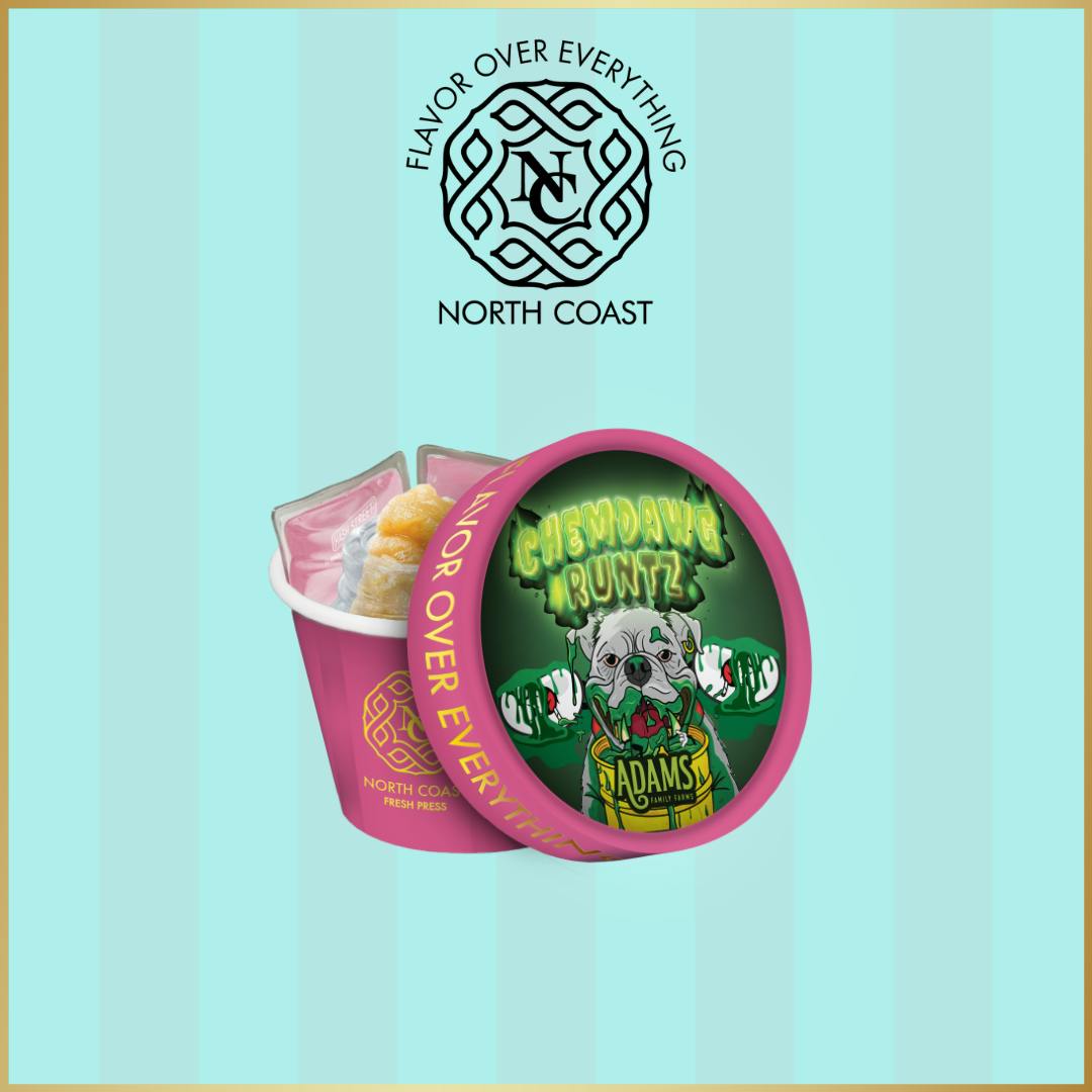 North Coast Concentrates Fresh Press Chemdawg Runtz 1g
