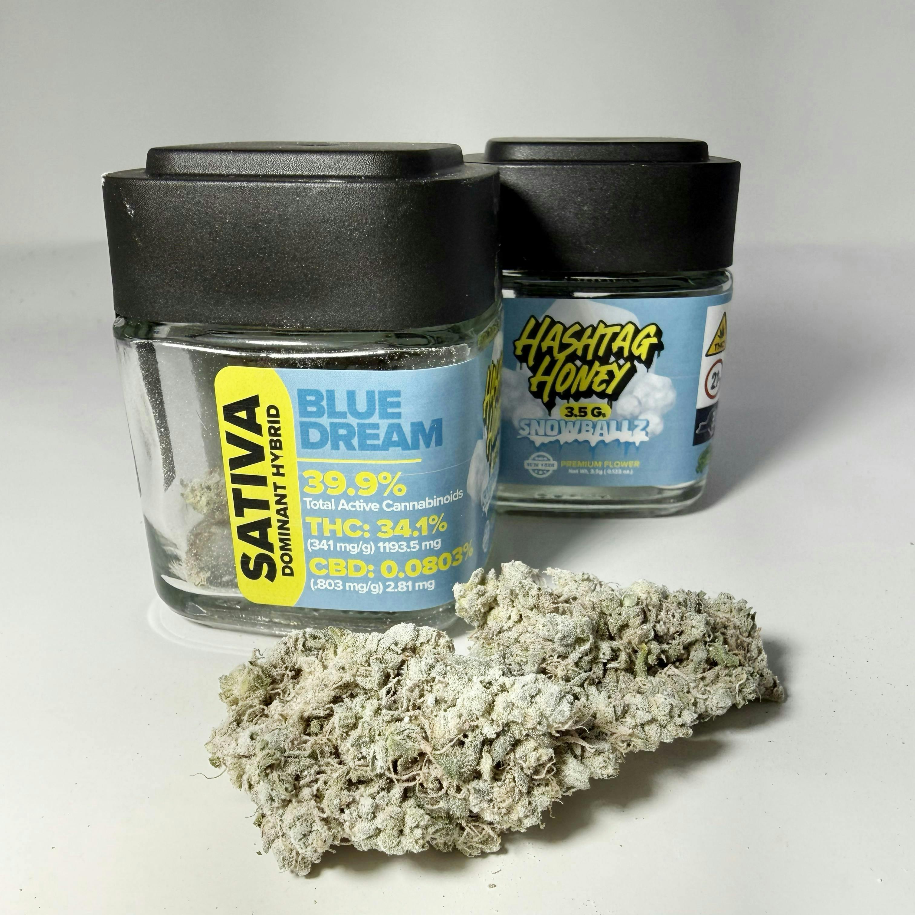 Hashtag Honey | Blue Dream | Snowballz Infused Flower | 3.5g by Hashtag Honey