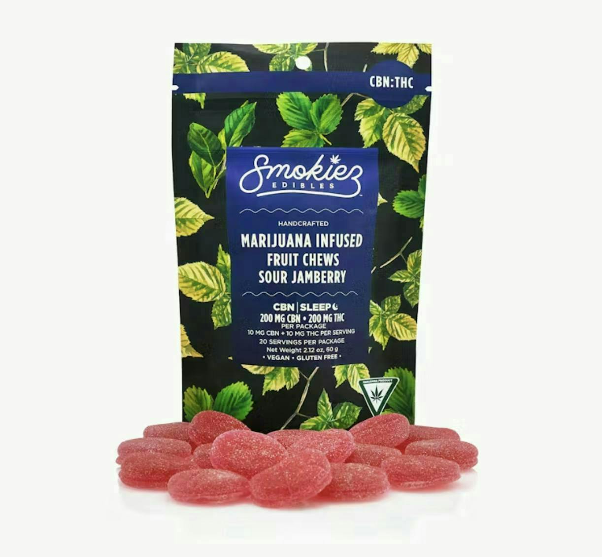 Jamberry Gummies 1:1 CBN:THC Gummies | 200mg | 20ct | 10mg/ea