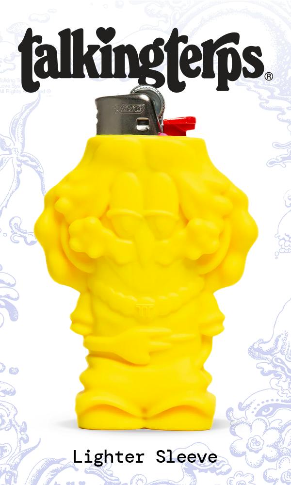 Terps Lighter Sleeve Yellow (Talking Terps) | Accessories